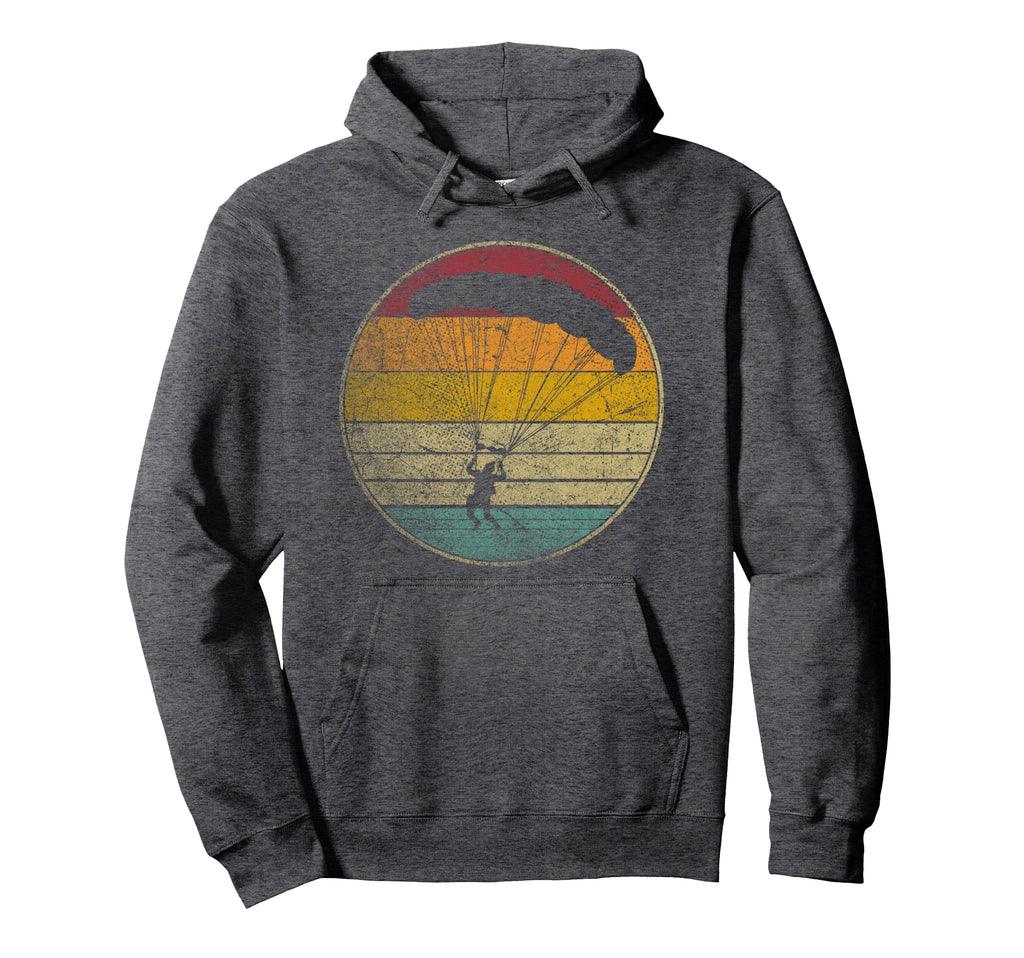 Skydiver Skydiving Parachute Distressed Hoodie - Aesthetic Graphic Unisex - T-Shirt, Sweatshirt, Hoodie