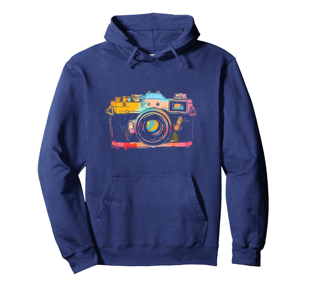 Photographer Camera Watercolor Hoodie - Casual Everyday Wear Unisex - T-Shirt, Sweatshirt, Hoodie