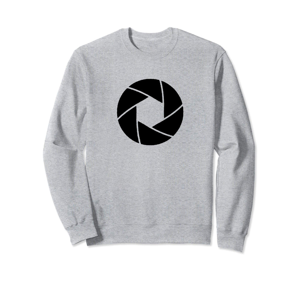 Minimalist Camera Shutter Simple Sweatshirt - Graphic Print Unisex - T-Shirt, Sweatshirt, Hoodie