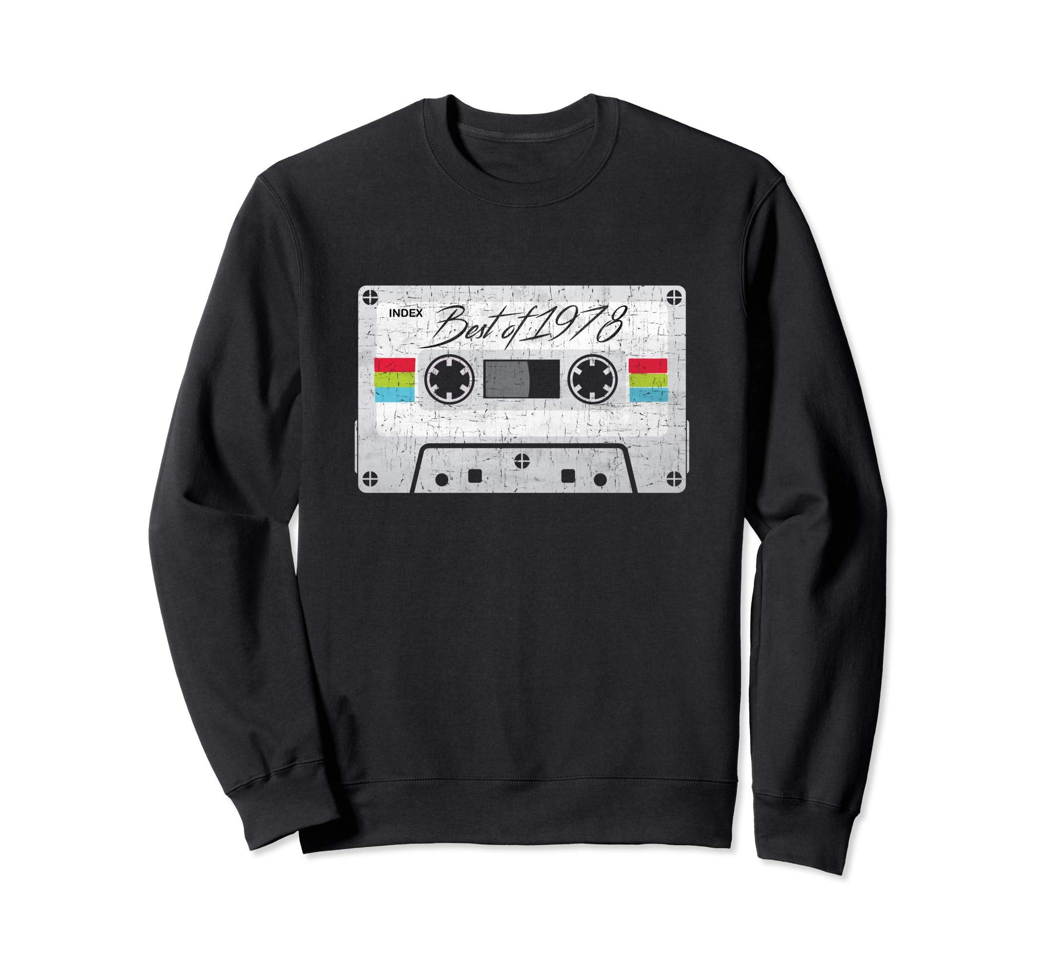 Best 1978 70S Mixed Tape Cassette Dj Sweatshirt - Custom Art Print Unisex - T-Shirt, Sweatshirt, Hoodie