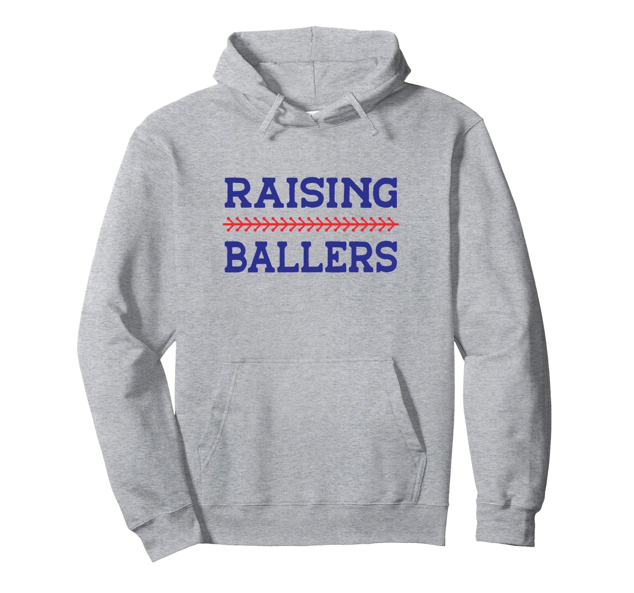Raising Ballers Baseball Softball Mom Hoodie - Unique Graphic for Adults - T-Shirt, Sweatshirt, Hoodie