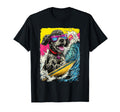 Surfing Poodle Riding Wave Dog T-Shirt - Streetwear Style for Adults - T-Shirt, Sweatshirt, Hoodie