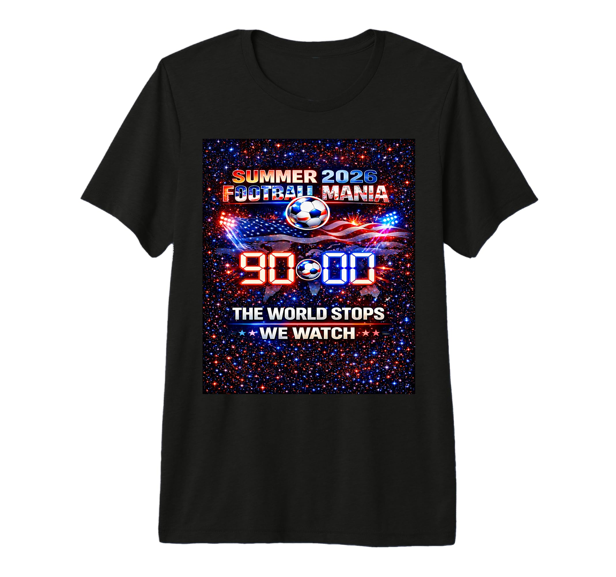 Summer 2026 Soccer Match Day Game Day T-Shirt - Trendy Graphic Men Women - T-Shirt, Sweatshirt, Hoodie