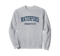 Waterford Connecticut Ct Varsity Sweatshirt - Aesthetic Graphic Men Women - T-Shirt, Sweatshirt, Hoodie
