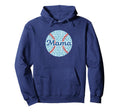 Mama Leopard Baseball Mom Circle Hoodie - Novelty Apparel Men Women - T-Shirt, Sweatshirt, Hoodie