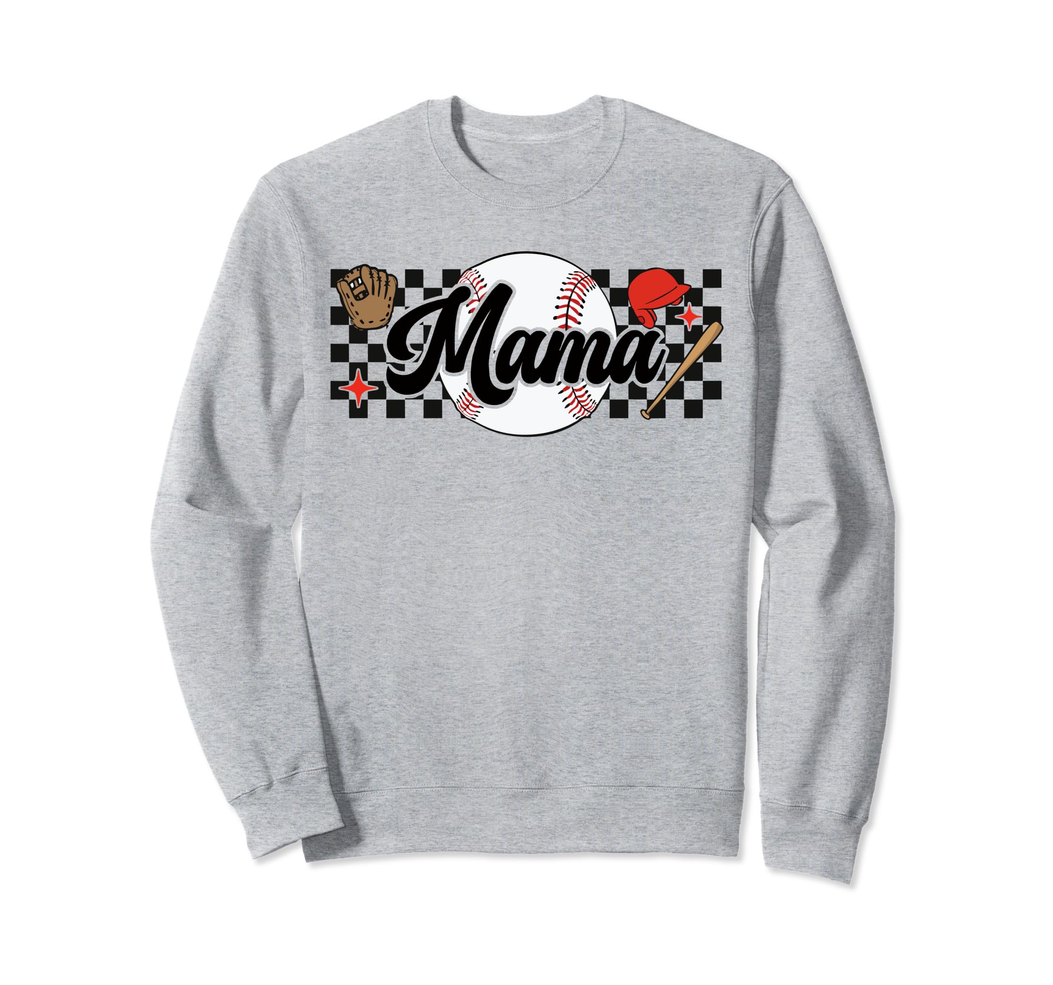 Baseball Mama Game Day Vibes Mothers Sweatshirt - Streetwear Style Unisex - T-Shirt, Sweatshirt, Hoodie