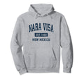 Nara Visa New Mexico Nm Athletic Hoodie - Minimalist Print for Adults - T-Shirt, Sweatshirt, Hoodie
