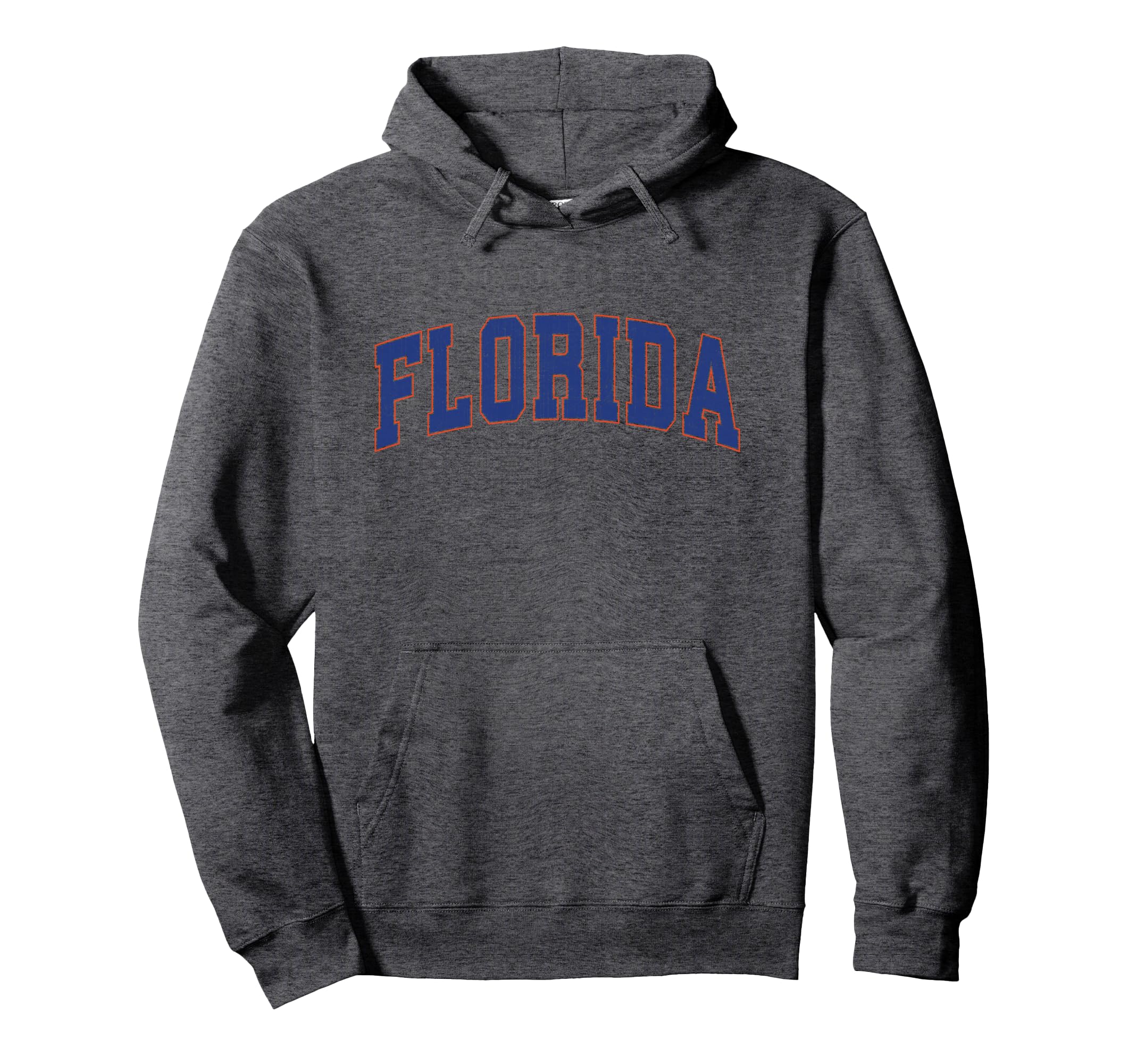 Florida Fl Athletic Sports Orange 80S 90S Hoodie - Novelty Apparel Unisex - T-Shirt, Sweatshirt, Hoodie