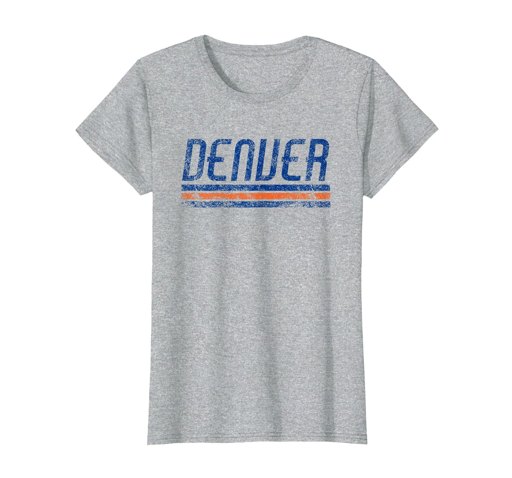 Denver Colorado Weathered Stripe T-Shirt - Graphic Print for Adults - T-Shirt, Sweatshirt, Hoodie