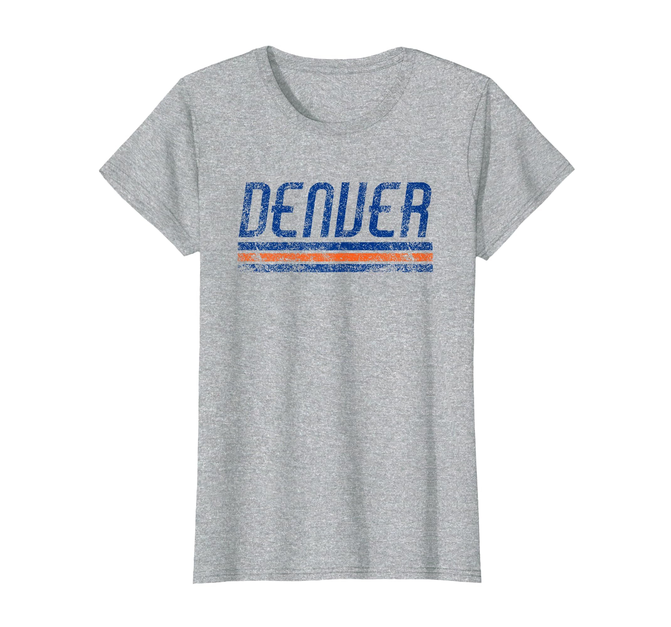 Denver Colorado Weathered Stripe T-Shirt - Graphic Print for Adults - T-Shirt, Sweatshirt, Hoodie