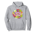 70S Floral Happy Face Flower Power Hoodie - Minimalist Print for Adults - T-Shirt, Sweatshirt, Hoodie