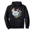 Groovy 70S Fun Hoodie - Minimalist Print for Adults - T-Shirt, Sweatshirt, Hoodie
