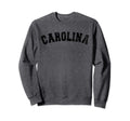 Carolina Distressed Font Sweatshirt - Unique Graphic Men Women - T-Shirt, Sweatshirt, Hoodie