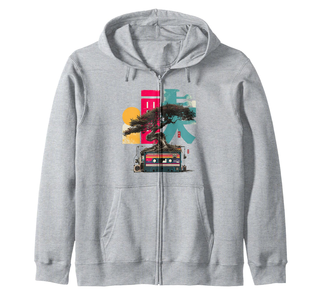Tokyo Kanji Cassette Tape Sweatshirt - Casual Everyday Wear Unisex - T-Shirt, Sweatshirt, Hoodie
