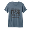 Peace Love And Honky Tonk Music Gear T-Shirt - Trendy Graphic Men Women - T-Shirt, Sweatshirt, Hoodie