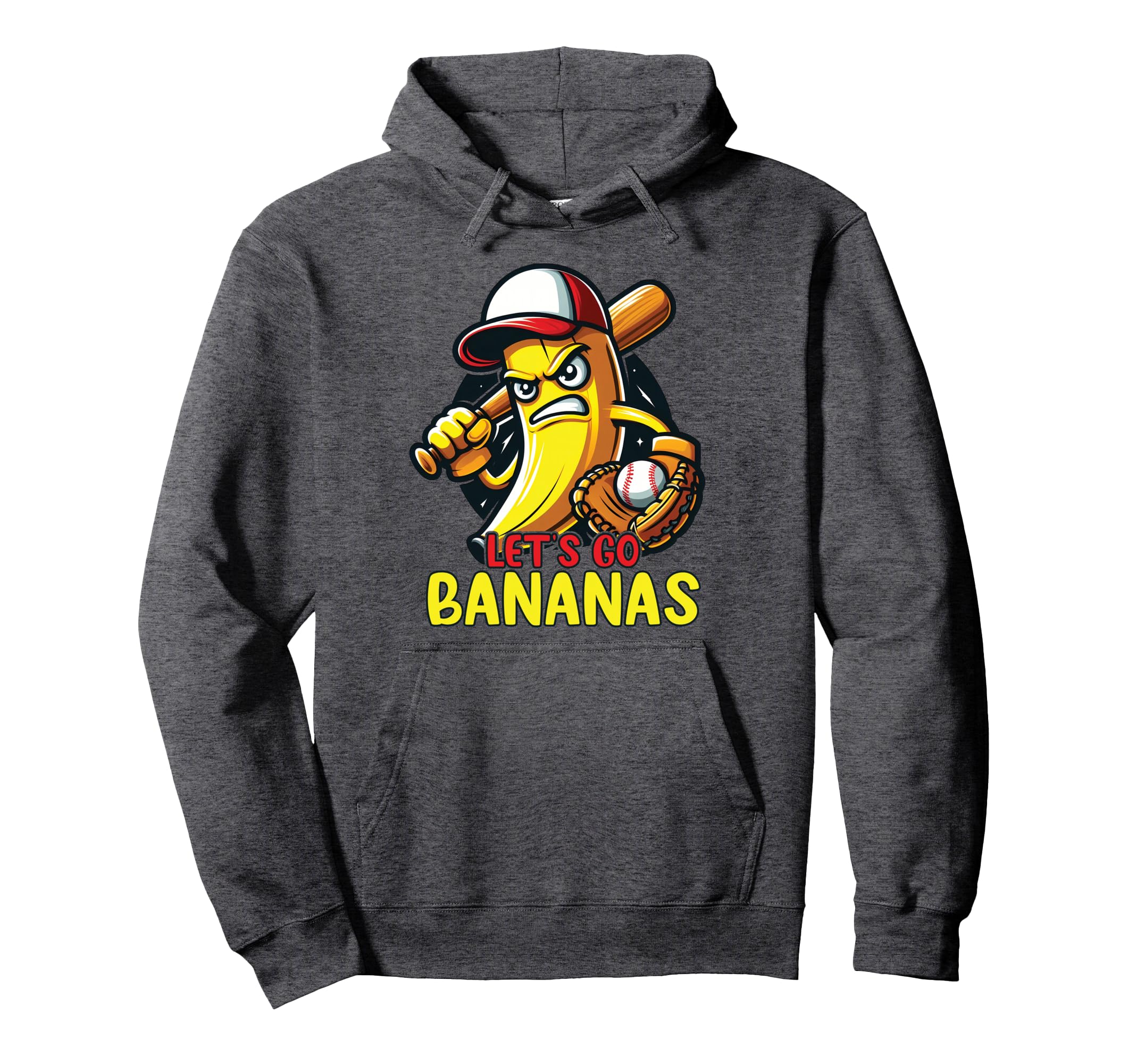 Lets Go Bananas Fruit Lover Funny Hoodie - Custom Art Print for Adults - T-Shirt, Sweatshirt, Hoodie