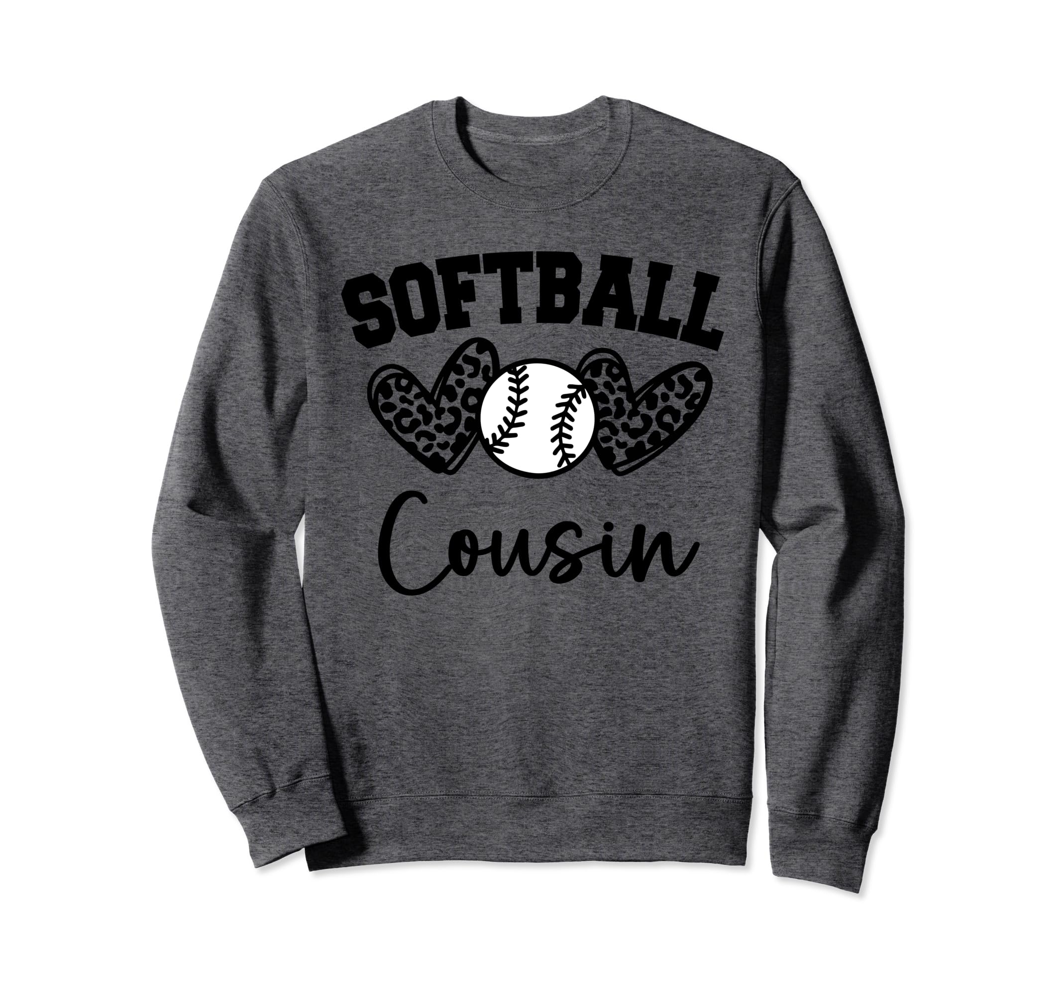 Personalized Baseball Heart Cousin Sweatshirt - Fun Novelty Design Unisex - T-Shirt, Sweatshirt, Hoodie