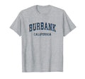 Burbank California Ca Varsity Sports Navy T-Shirt - Unique Graphic Unisex - T-Shirt, Sweatshirt, Hoodie