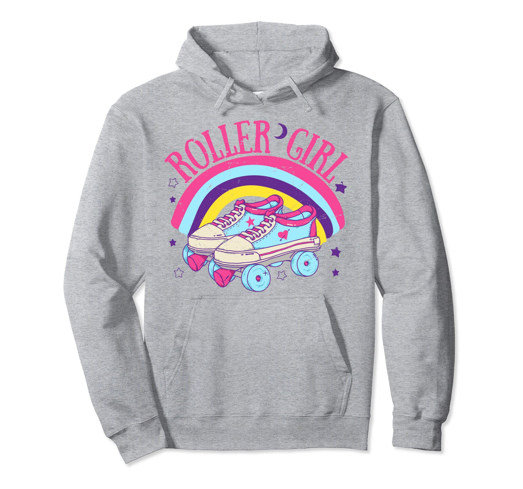 Roller Skater Skating 70S 80S Skates Hoodie - Minimalist Print Unisex - T-Shirt, Sweatshirt, Hoodie
