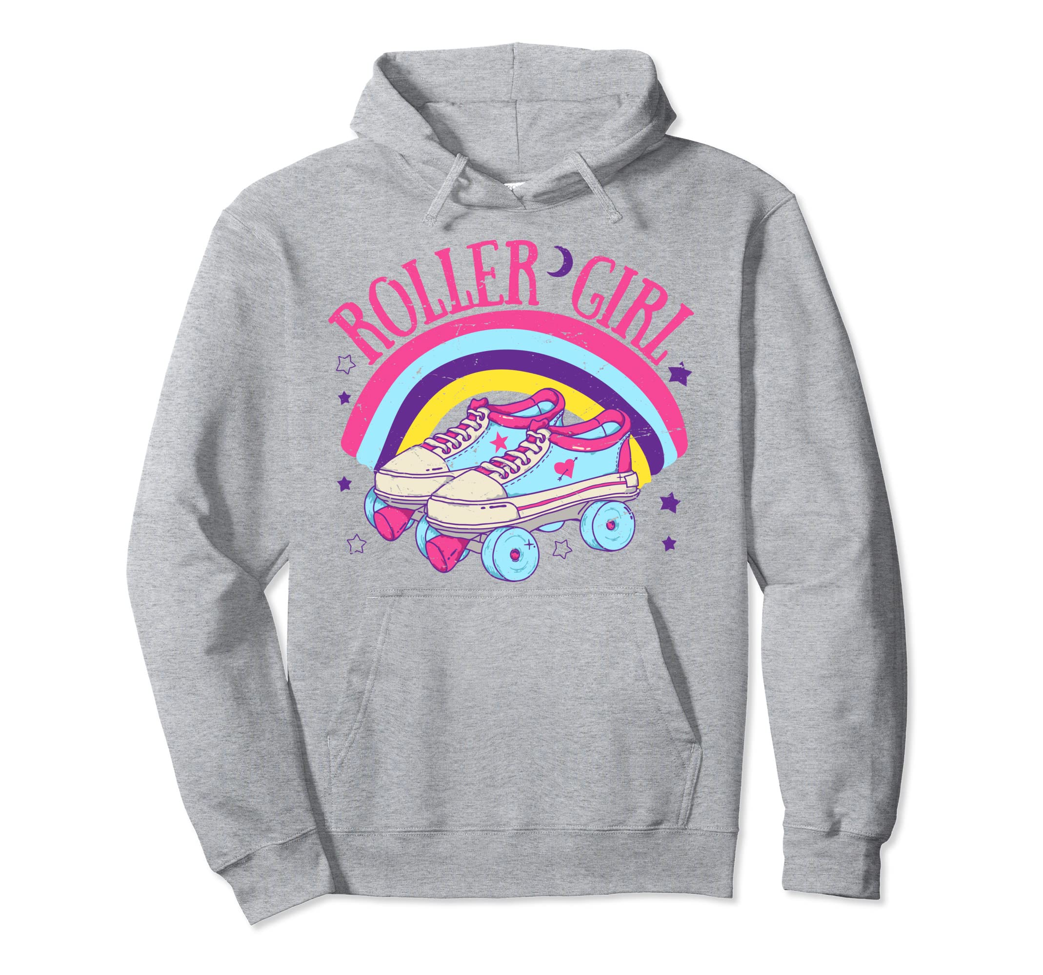 Roller Skater Skating 70S 80S Skates Hoodie - Minimalist Print Unisex - T-Shirt, Sweatshirt, Hoodie
