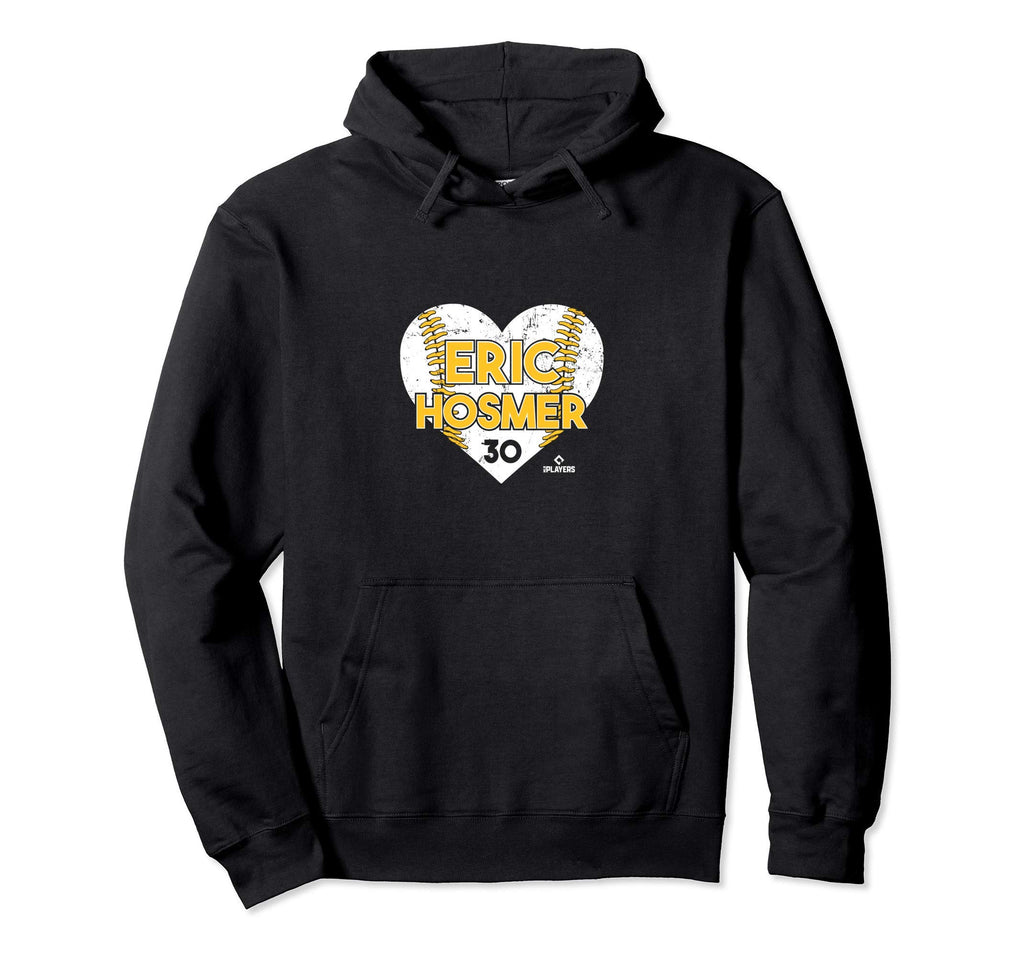 Eric Hosmer Heart Baseball Hoodie - Novelty Apparel Men Women - T-Shirt, Sweatshirt, Hoodie