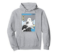 Surfing Ghost Japan Kanagawa Wave Kawaii Hoodie - Trendy Graphic Men Women - T-Shirt, Sweatshirt, Hoodie