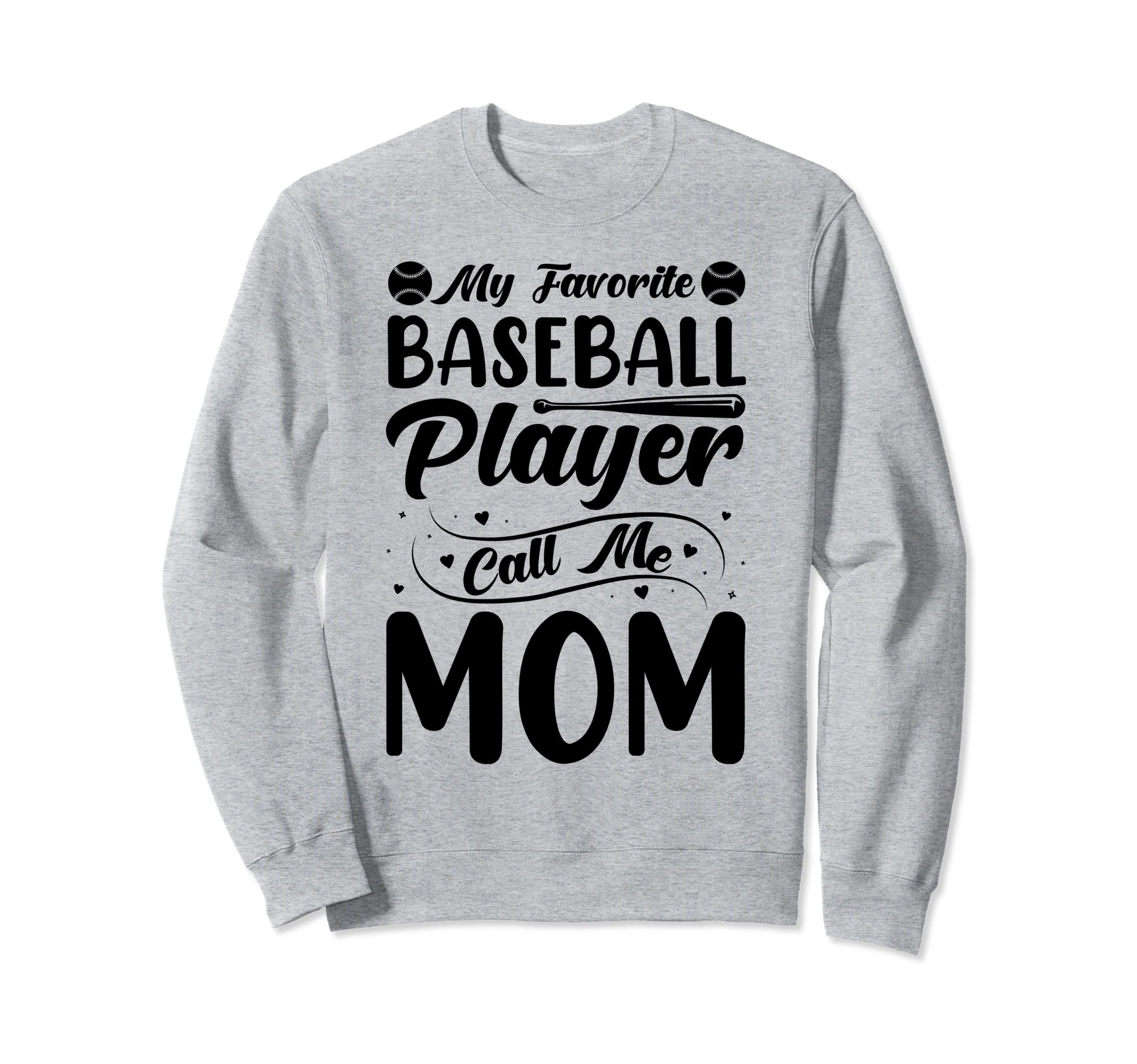 Baseball Mom Daughter Mother Sweatshirt - Novelty Apparel for Adults - T-Shirt, Sweatshirt, Hoodie
