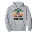 Raccoon Feral Baseball Mom Trash Panda Hoodie - Unique Graphic Men Women - T-Shirt, Sweatshirt, Hoodie