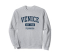 Venice Florida Fl Sports Established Sweatshirt - Custom Art Print Unisex - T-Shirt, Sweatshirt, Hoodie
