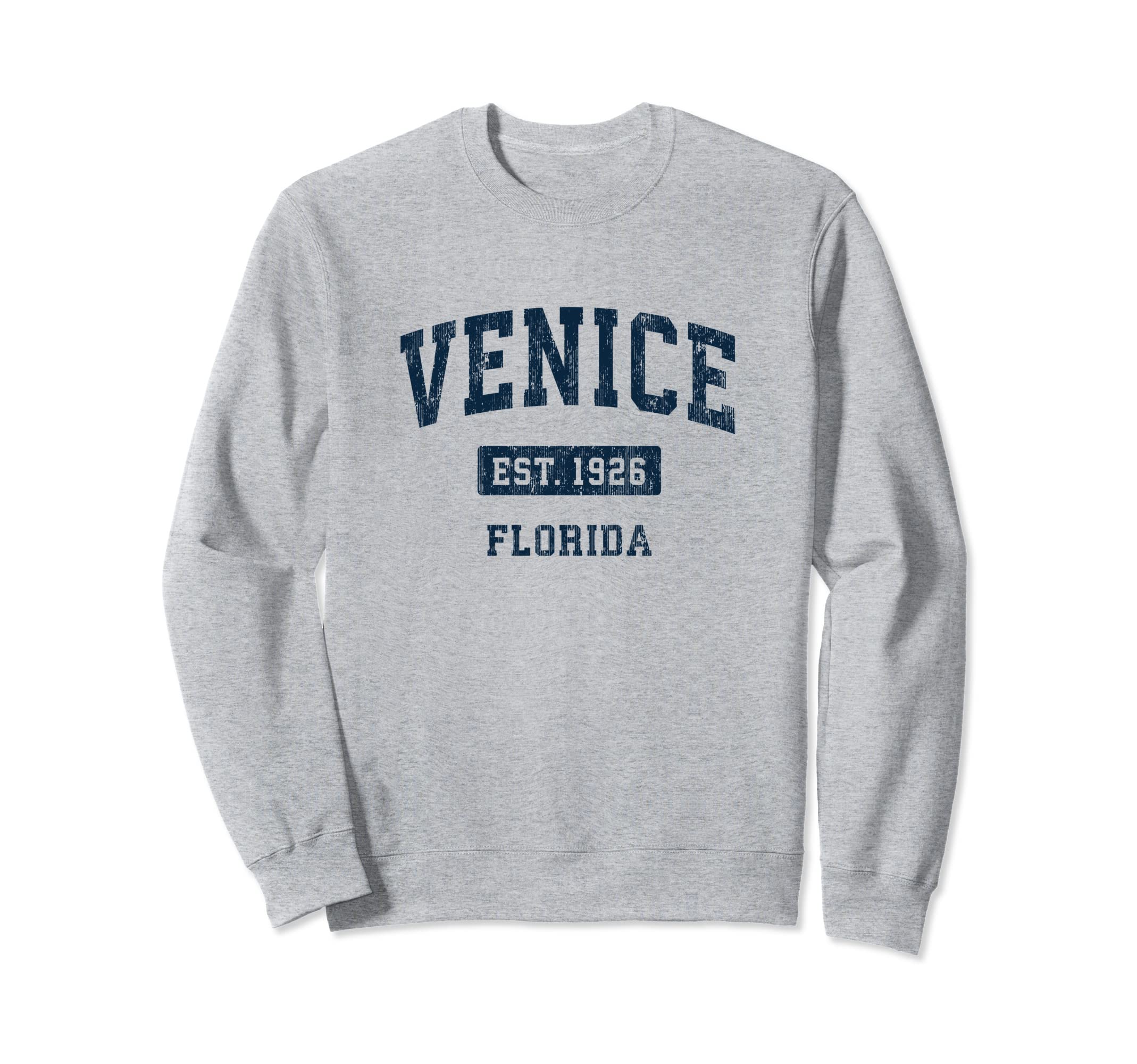 Venice Florida Fl Sports Established Sweatshirt - Custom Art Print Unisex - T-Shirt, Sweatshirt, Hoodie