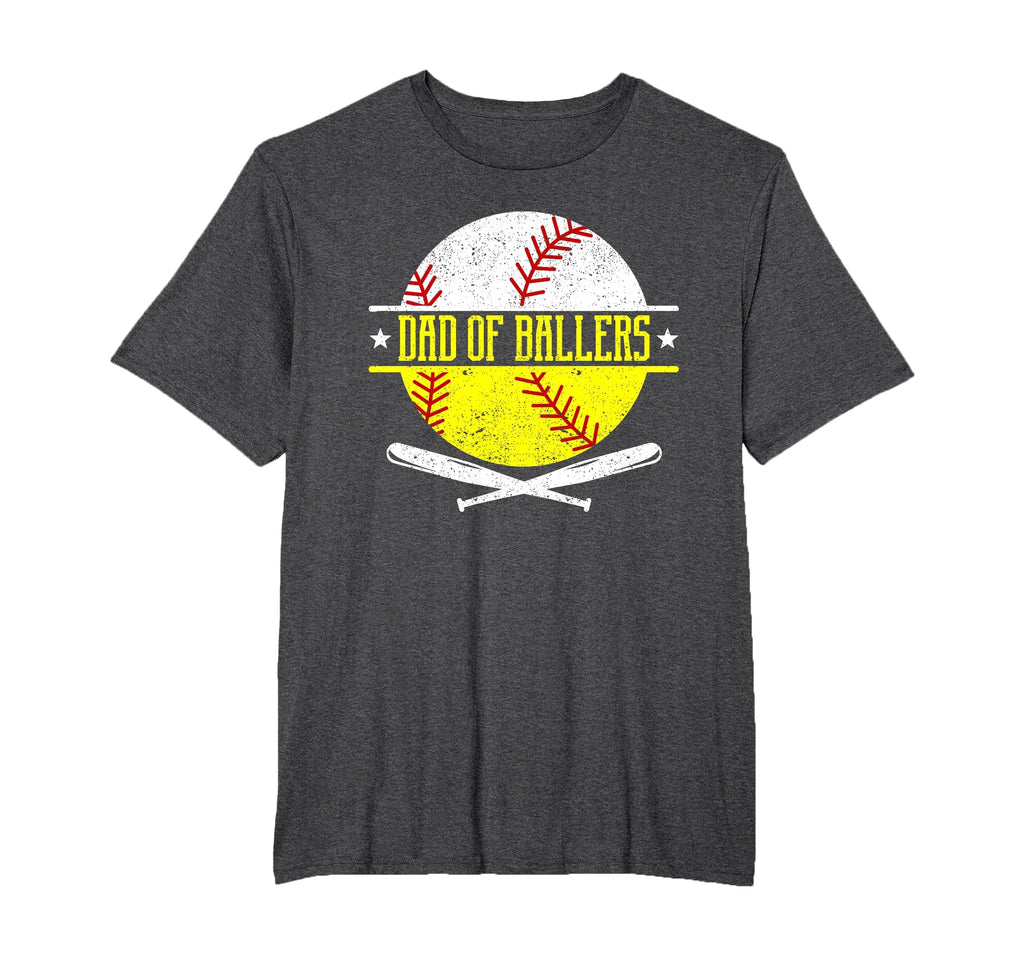 Dad Ballers Funny Dad Baseball And T-Shirt - Graphic Print Men Women - T-Shirt, Sweatshirt, Hoodie