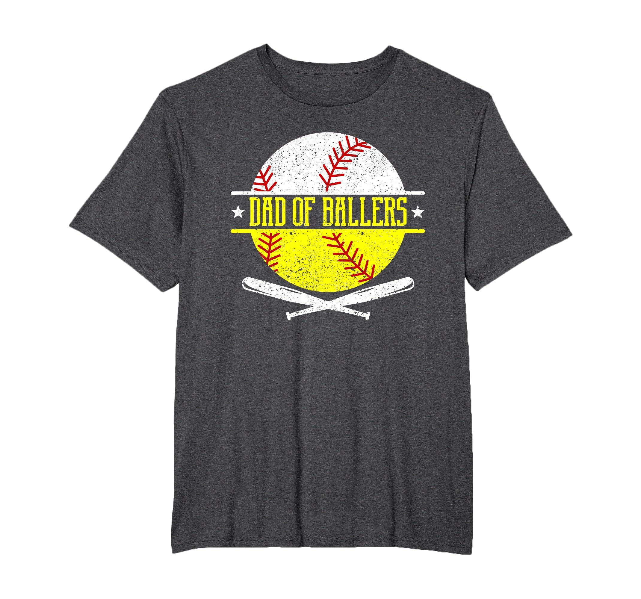 Dad Ballers Funny Dad Baseball And T-Shirt - Graphic Print Men Women - T-Shirt, Sweatshirt, Hoodie