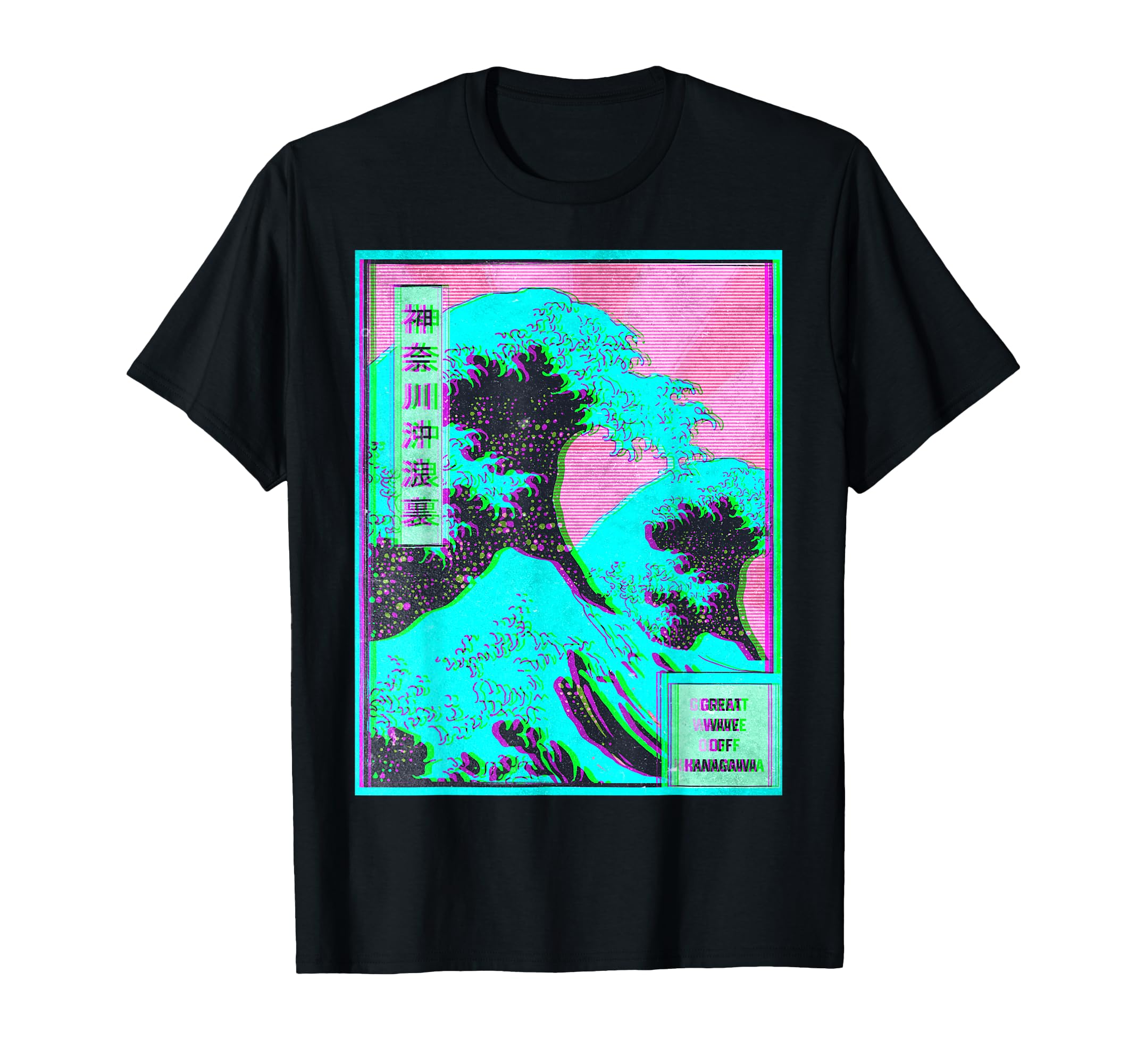 Vaporwave Aesthetic Great Wave Off T-Shirt - Trendy Graphic Men Women - T-Shirt, Sweatshirt, Hoodie