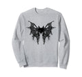 Bat Coquette Bow Halloween Bow Sweatshirt - Casual Everyday Wear Unisex - T-Shirt, Sweatshirt, Hoodie
