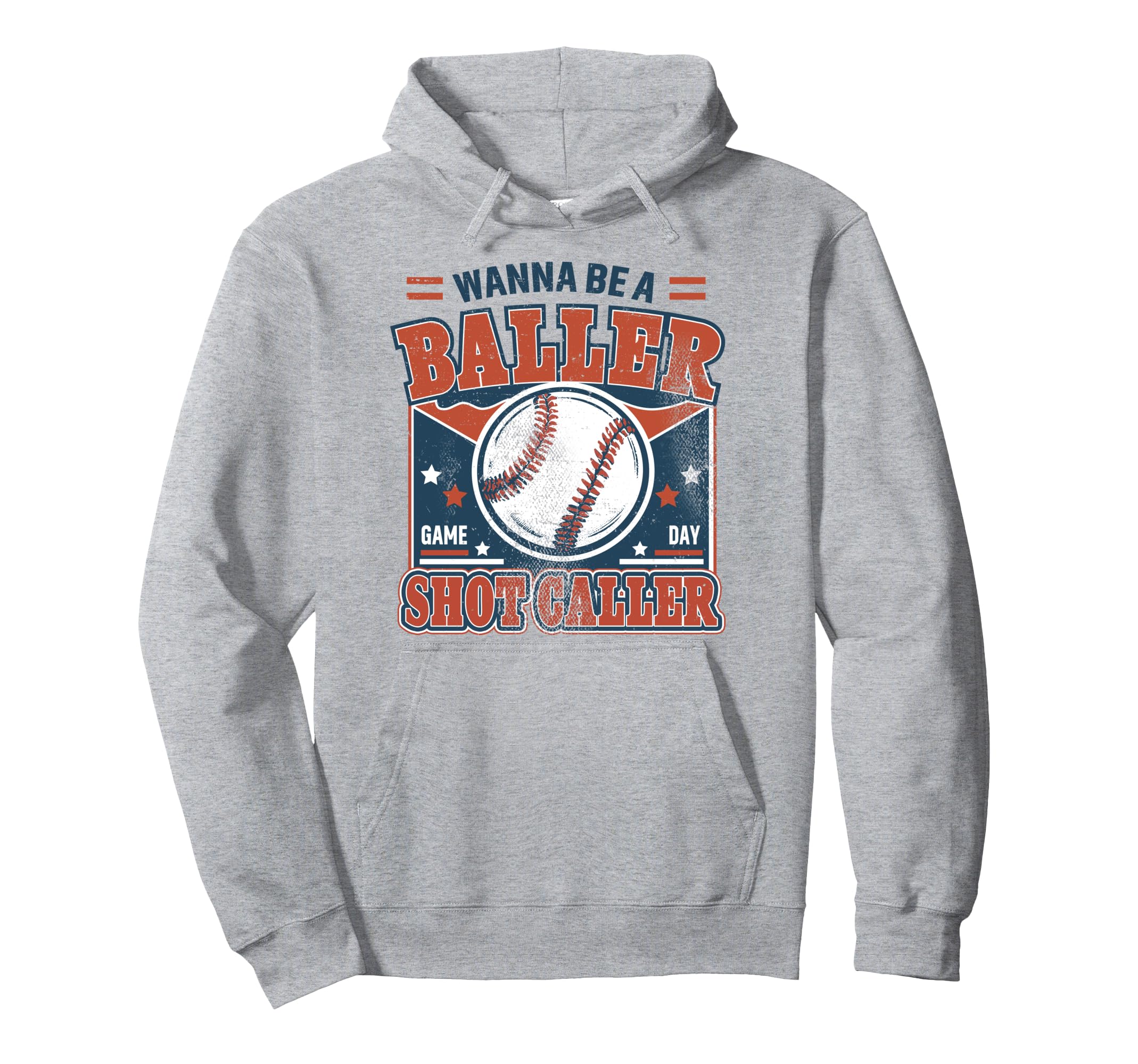 Old Wanna Be Baller Shot Caller Mama Hoodie - Novelty Apparel for Adults - T-Shirt, Sweatshirt, Hoodie