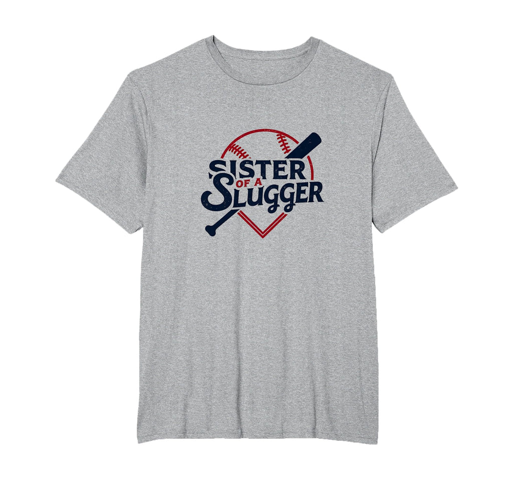 Baseball Sister Sister Slugger Sports T-Shirt - Novelty Apparel Unisex - T-Shirt, Sweatshirt, Hoodie