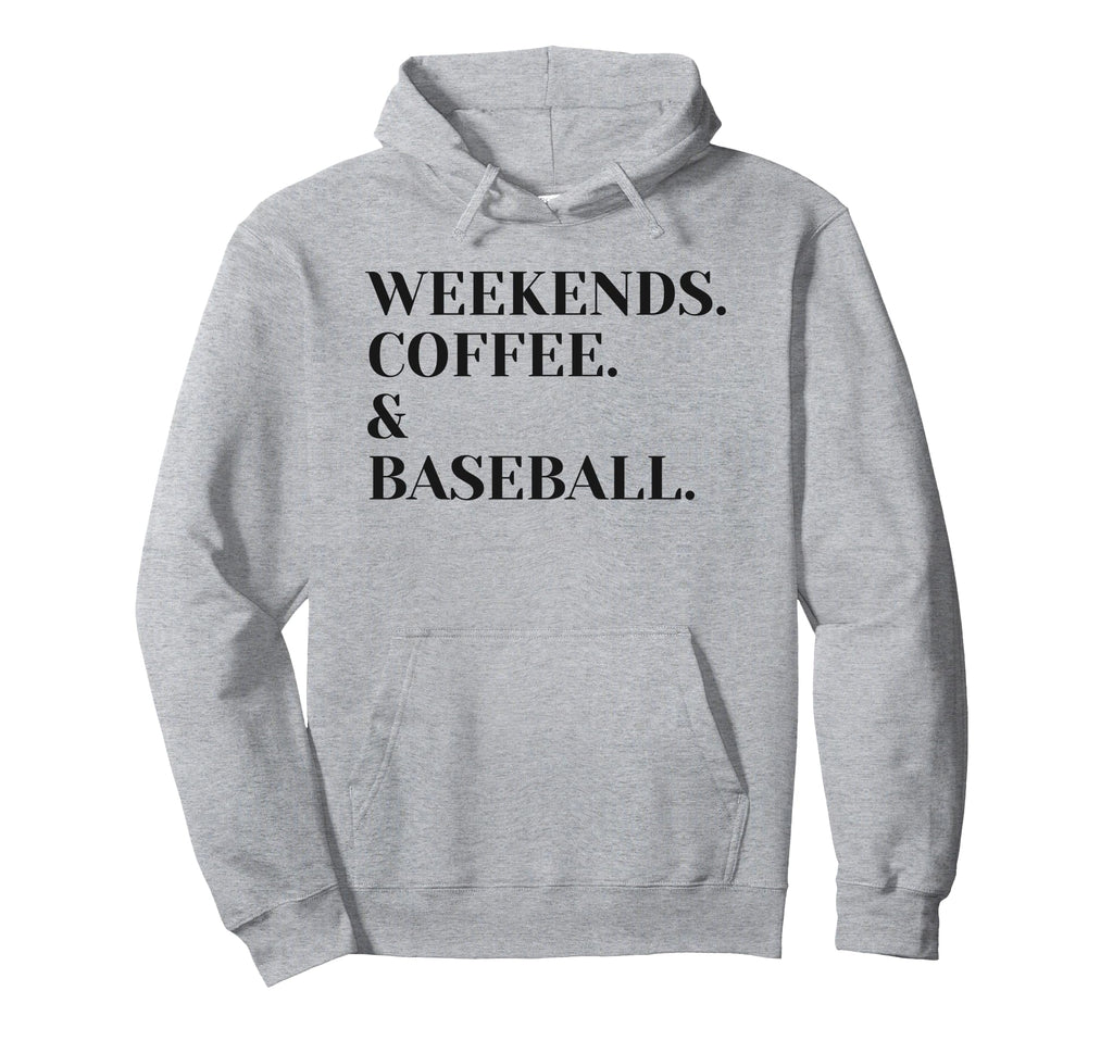 Weekends Coffee And Baseball Mom Hoodie - Trendy Graphic for Adults - T-Shirt, Sweatshirt, Hoodie