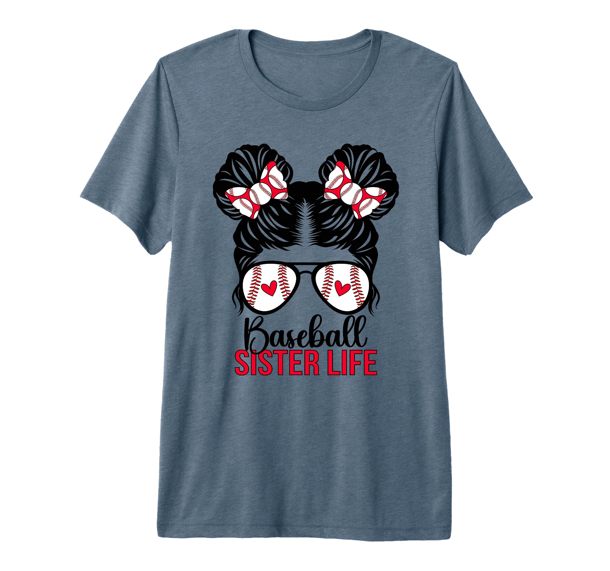 Baseball Sister Life Sister Baseball T-Shirt - Novelty Apparel Men Women - T-Shirt, Sweatshirt, Hoodie