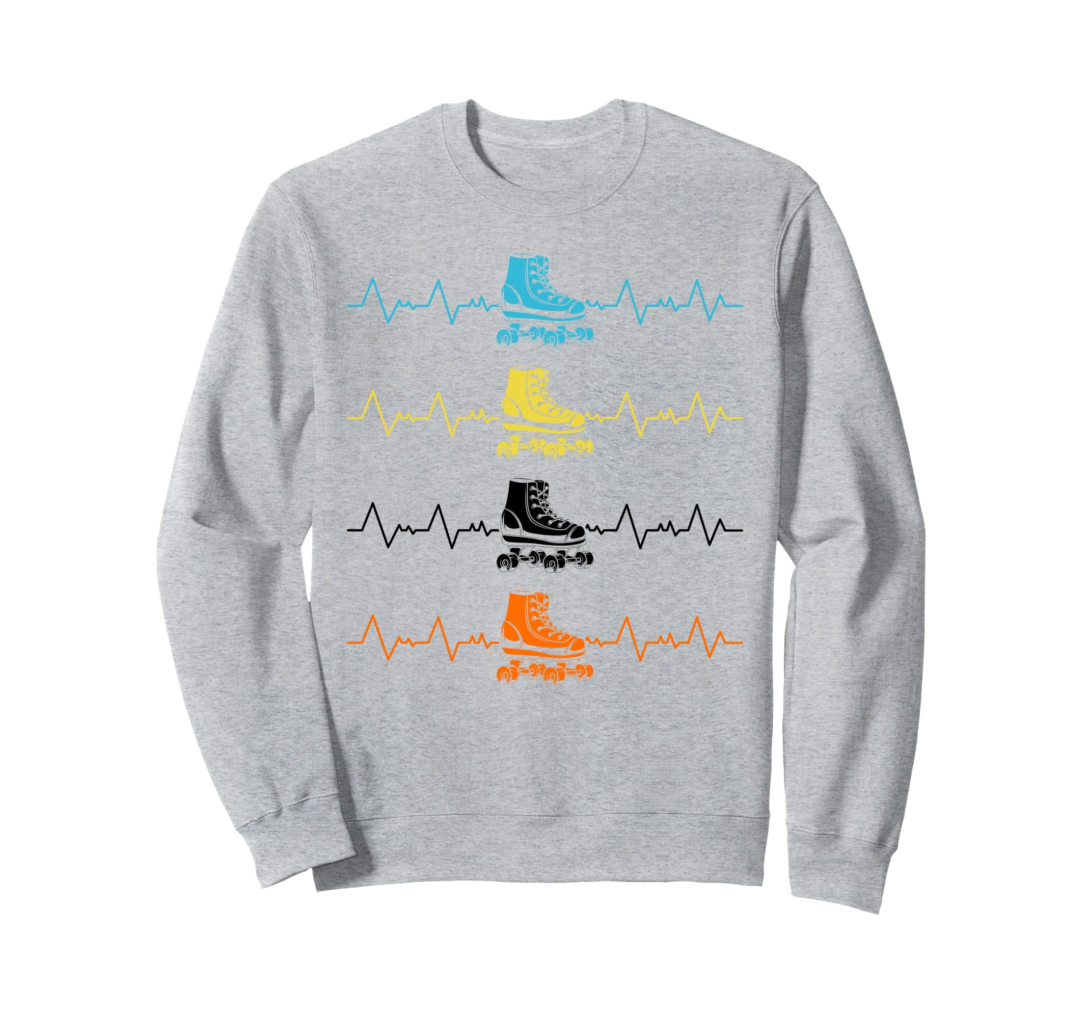Roller Skate Skating Sport Sweatshirt - Aesthetic Graphic Men Women - T-Shirt, Sweatshirt, Hoodie