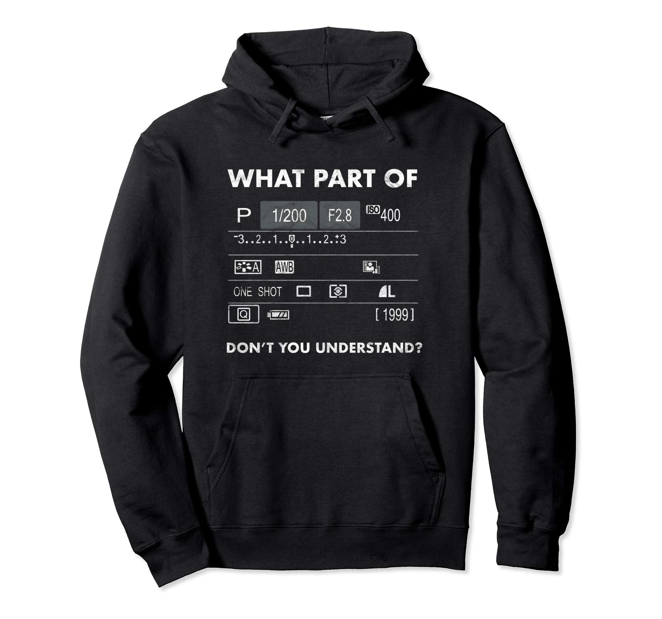 Photographer Dslr Camera Lcd Screen Lens Hoodie - Unique Graphic Men Women - T-Shirt, Sweatshirt, Hoodie