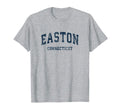 Easton Connecticut Ct Varsity Sports T-Shirt - Fun Novelty Design Unisex - T-Shirt, Sweatshirt, Hoodie