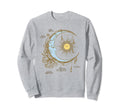 Celestial Sun Moon 90S Witch Whimsigoth Sweatshirt - Unique Graphic Unisex - T-Shirt, Sweatshirt, Hoodie