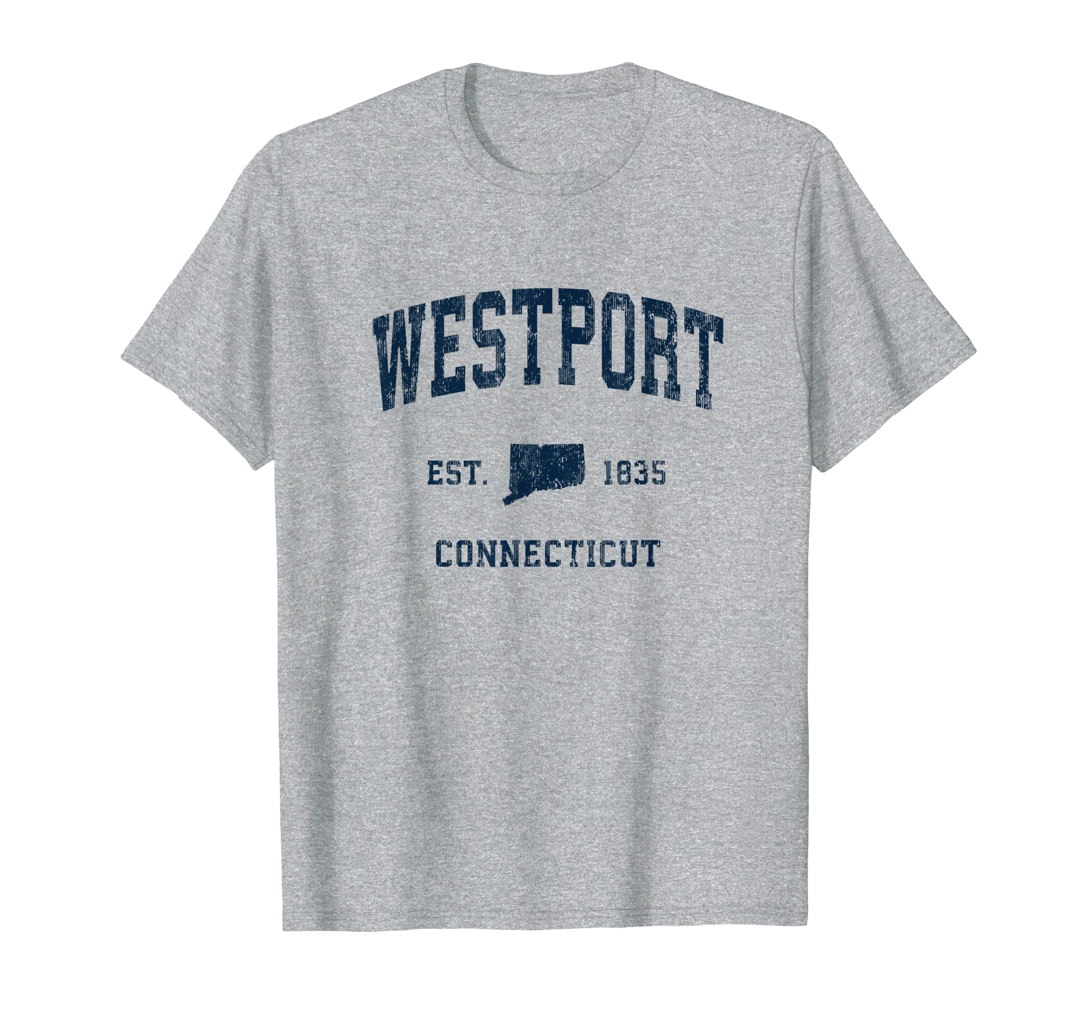 Westport Connecticut Ct Athletic T-Shirt - Casual Everyday Wear for Adults - T-Shirt, Sweatshirt, Hoodie