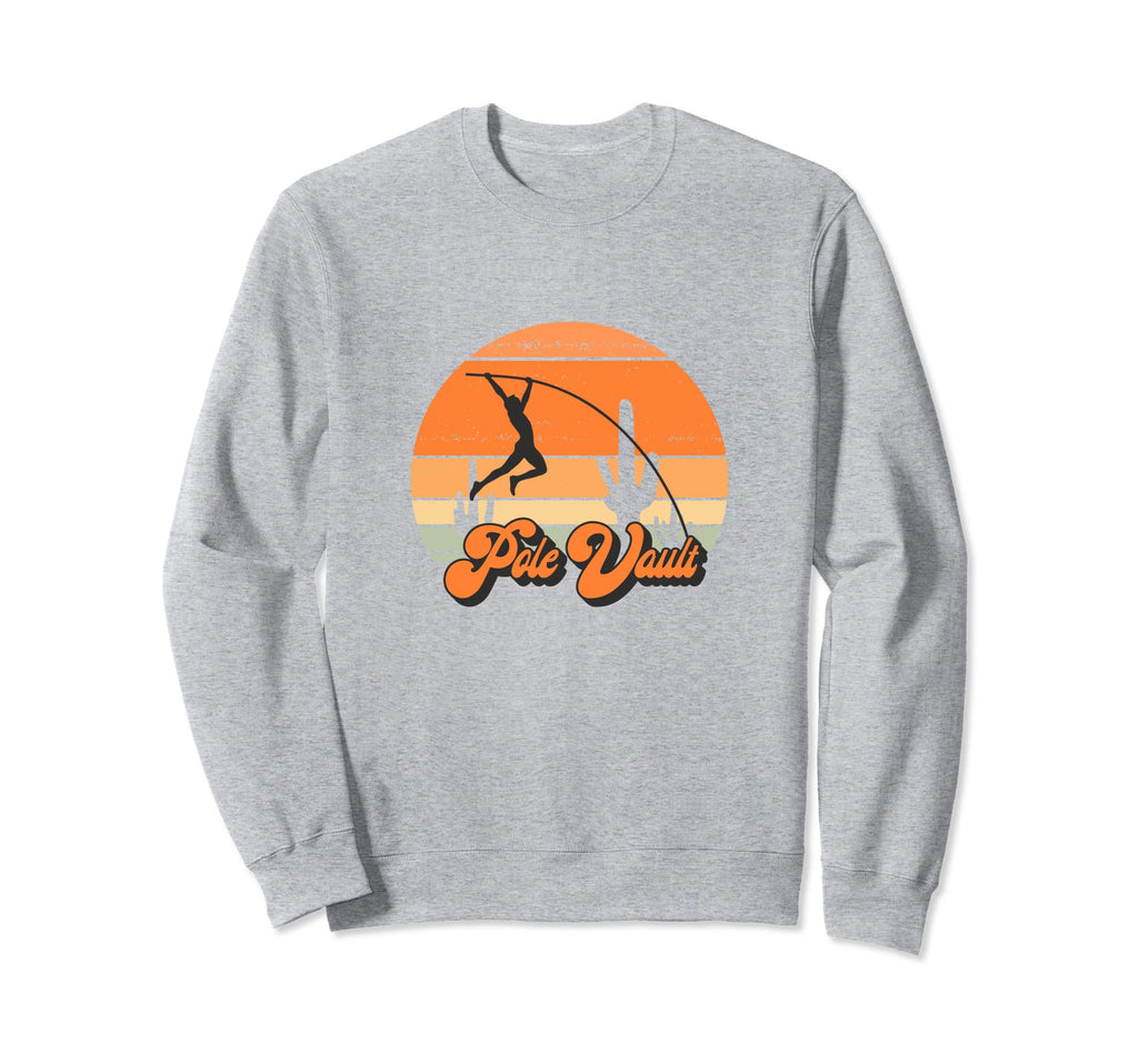 Pole Vault Distressed Pole Sweatshirt - Casual Everyday Wear Unisex - T-Shirt, Sweatshirt, Hoodie