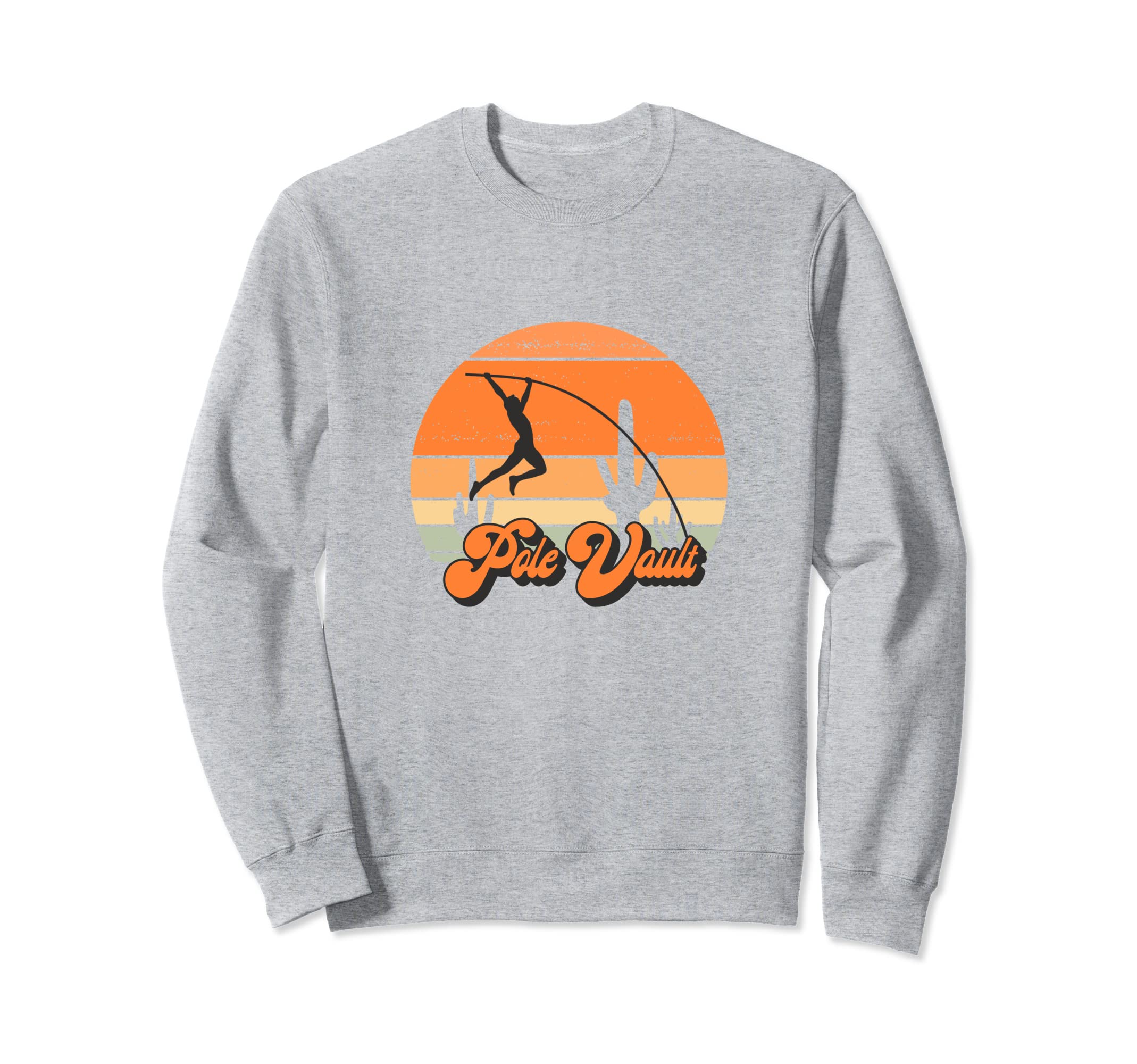 Pole Vault Distressed Pole Sweatshirt - Casual Everyday Wear Unisex - T-Shirt, Sweatshirt, Hoodie