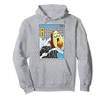 Happy Avocado Kanagawa Wave Digital Kawaii Hoodie - Novelty Apparel Unisex - T-Shirt, Sweatshirt, Hoodie