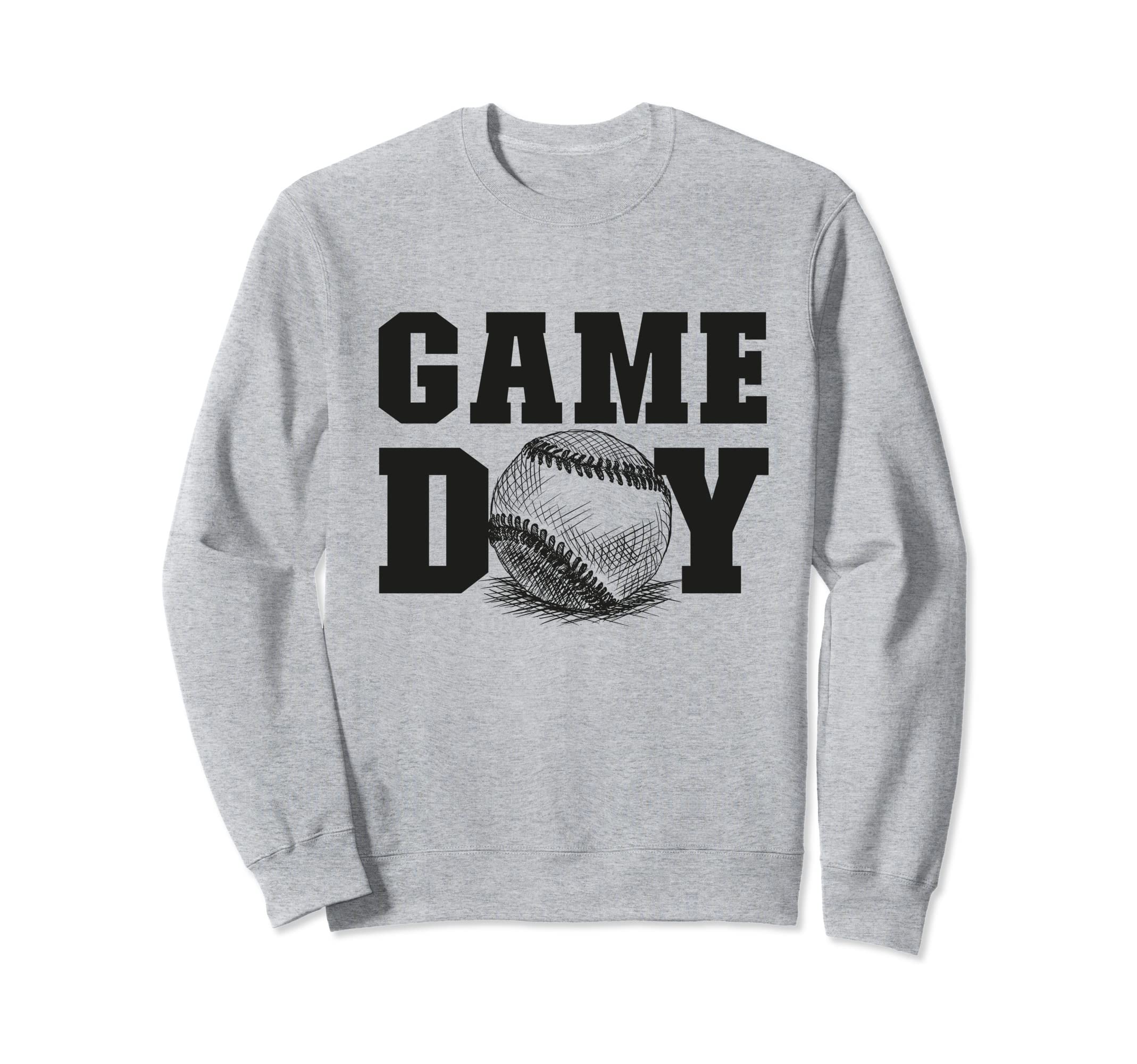 Game Day Baseball Mom Game Day Sweatshirt - Streetwear Style Unisex - T-Shirt, Sweatshirt, Hoodie