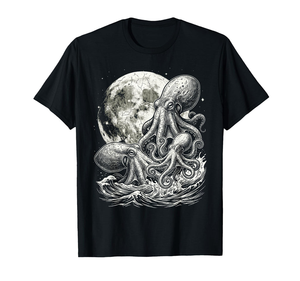 Octopus 90S Aesthetic Y2K Octopus T-Shirt - Novelty Apparel Unisex - T-Shirt, Sweatshirt, Hoodie