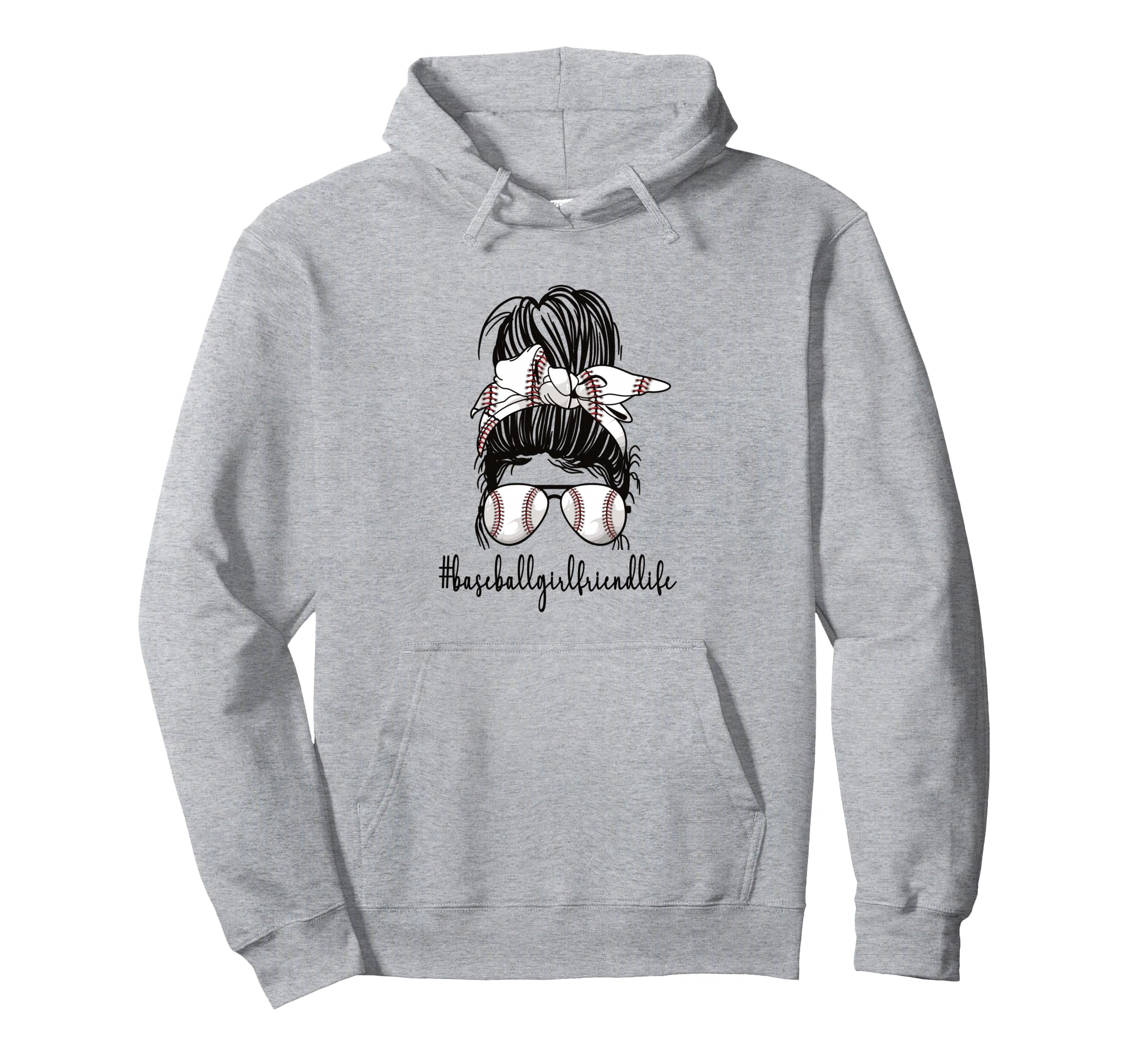 Baseball Girlfriend Life Baseball Hoodie - Streetwear Style Men Women - T-Shirt, Sweatshirt, Hoodie