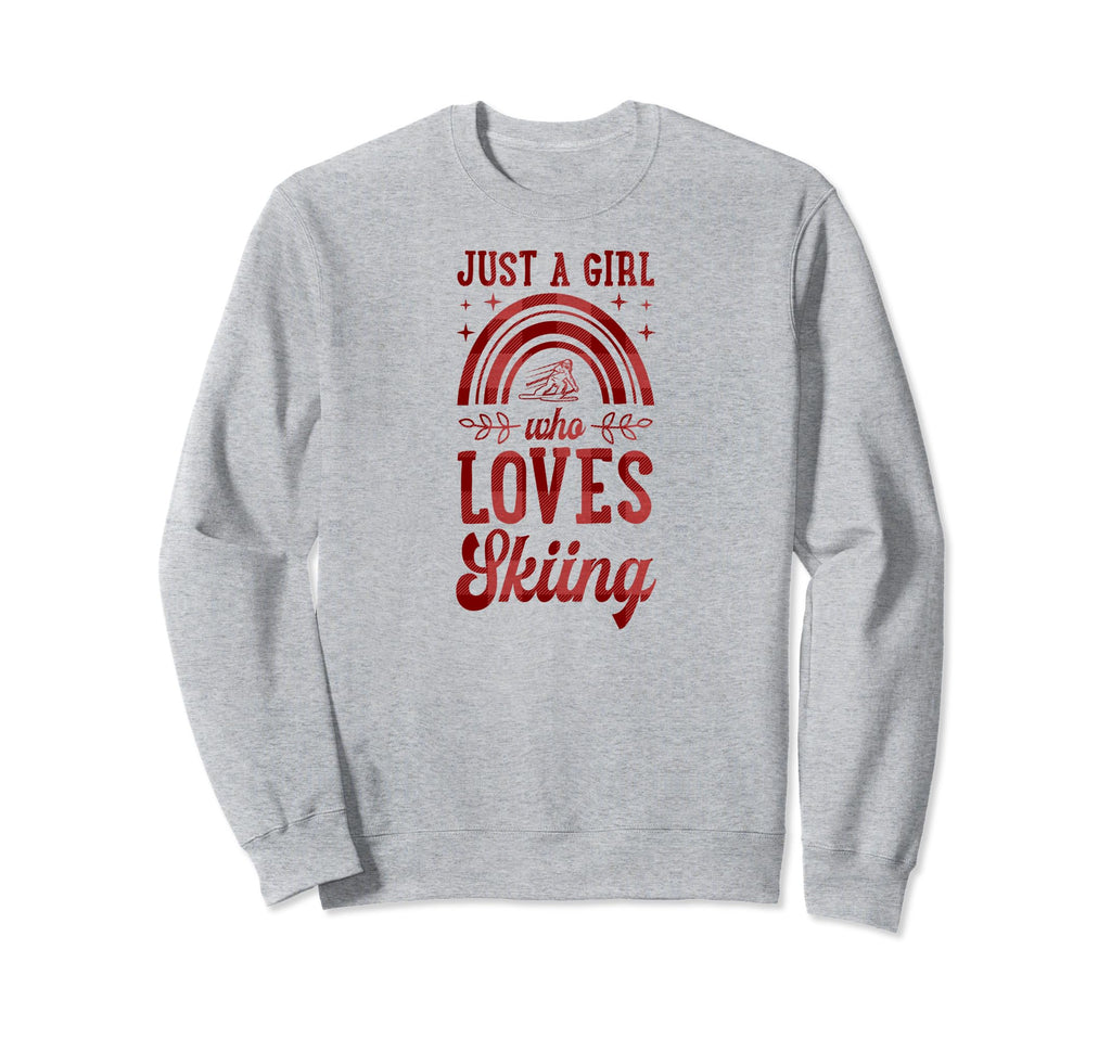 Just Who Loves Skiing Bohemian Sweatshirt - Custom Art Print for Adults - T-Shirt, Sweatshirt, Hoodie